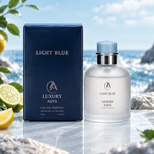 653e69eb-601f-4c0d-8f17-46cab32fd72c ادکلن لایت بلو لاکچری آکوا | LIGHT BLUE LUXURY AQVA | خنک و مرکباتی 70ml