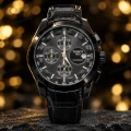 ساعت تیسوت 1853 قاب مشکی و صفحه مشکی | Tissot 1853 All Black Chronograph Watch | قفل پروانه ای استیل